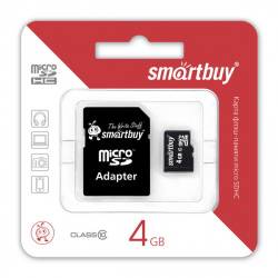 SmartBuy microSDHC lass 4 4GB   ( )